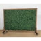Ejoy 39'' x 51'' Mobile Privacy Garden Fence Divider with Artificial Grass on Both Sides and Wood Stand MobileHedgeDivider_39x51 - alternate 2